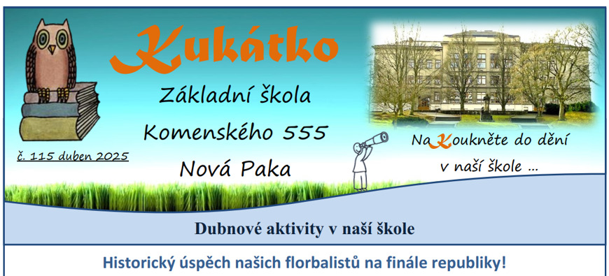 Vyšlo nové Kukátko číslo 115 za měsíc duben
