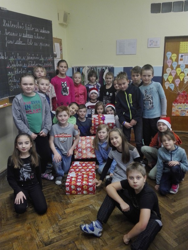 Dobročinný vánoční projekt žáků ZŠ Komenského
