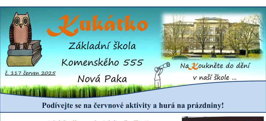 Vyšlo nové Kukátko číslo 117 za měsíc červen