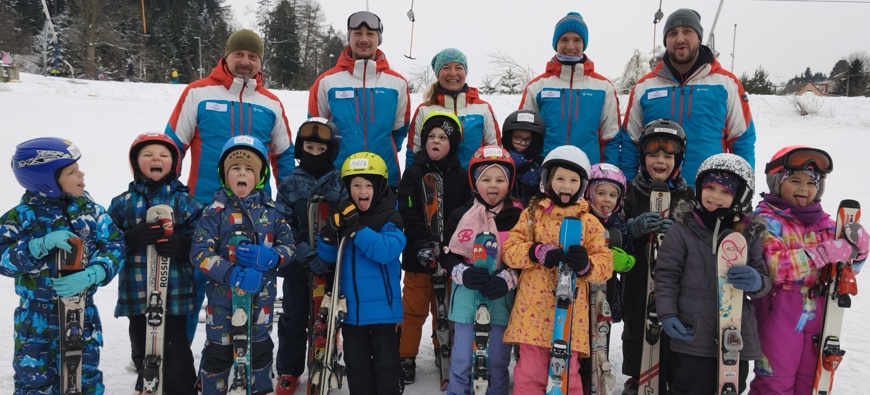 Lyžařský kurz prvňáčků