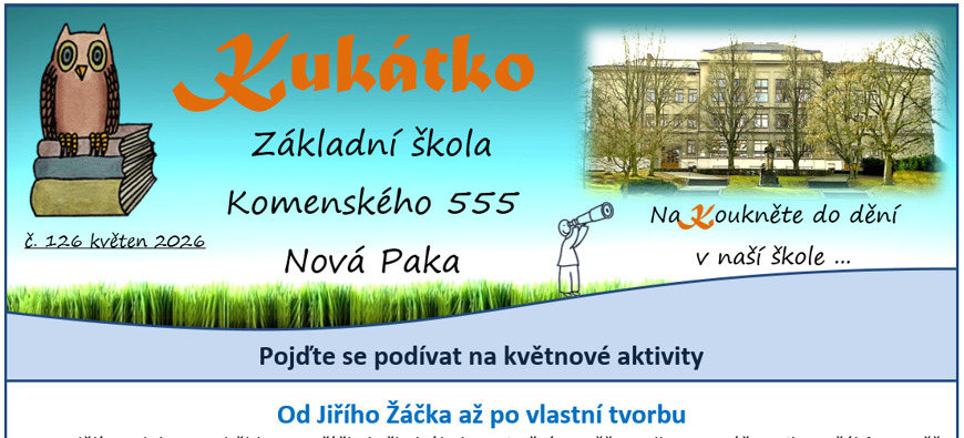 Vyšlo nové Kukátko číslo 126 za měsíc květen